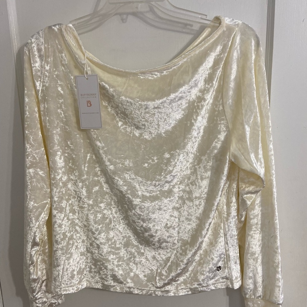 BuffBunny Crushed Velvet Pullover